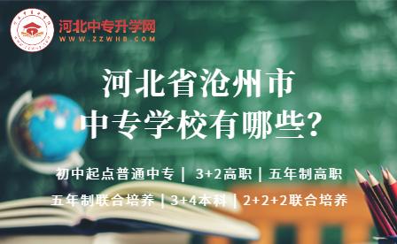 2023年河北沧州中专有哪几所学校？
