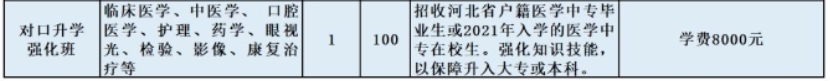 石家庄冀中医学中等专业学校升学机会大吗？