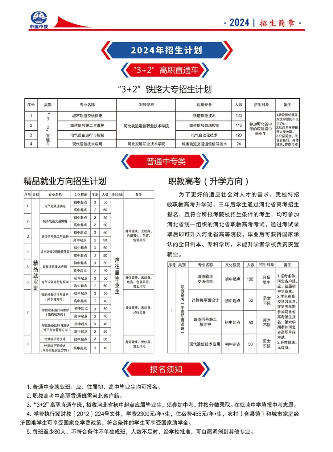 衡水中职|衡水铁路电气化学校2024年招生简章公布！