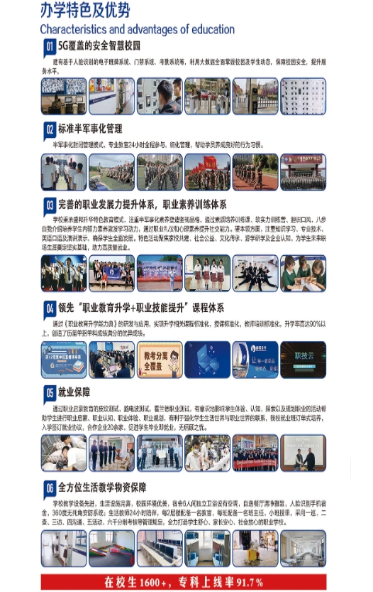 秦皇岛市升华中等职业学校2024年招生简章