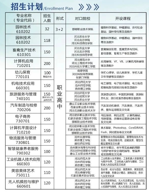 大名县职业技术教育中心2025年招生公告