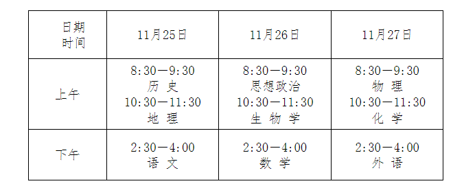 河北省下半年高中学业水平考试时间提前！
