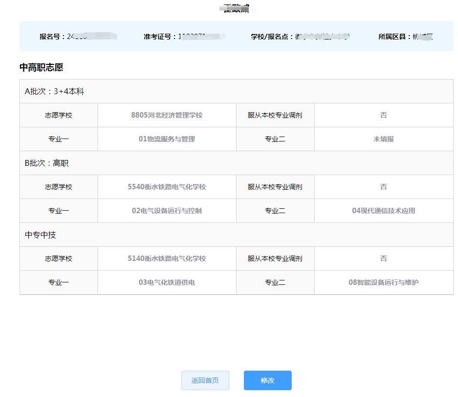 2025年衡水市中高等职业mg官方游戏中心招生志愿填报须知