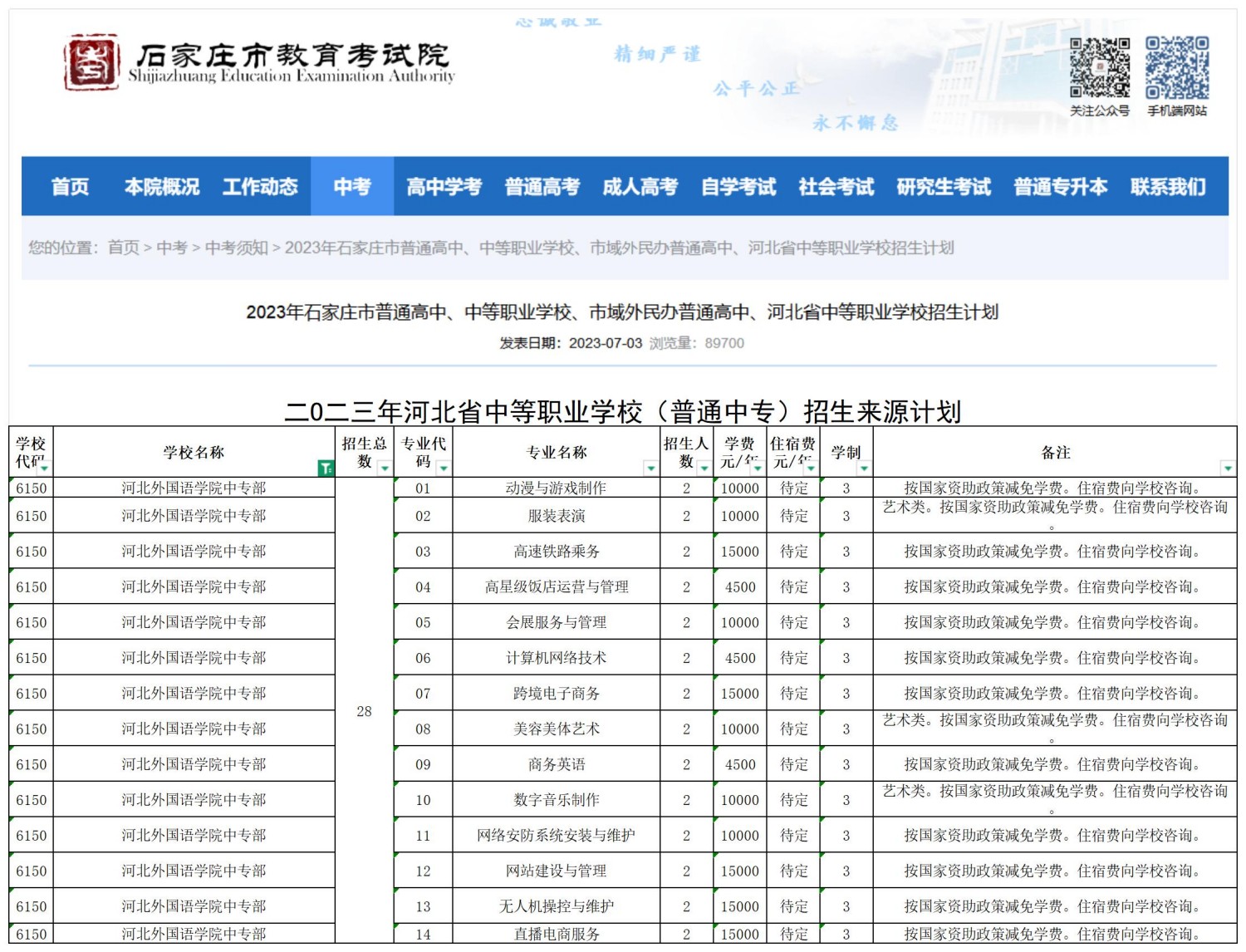河北外国语学院中专部职三毕业生2026年高职单招升学指南！
