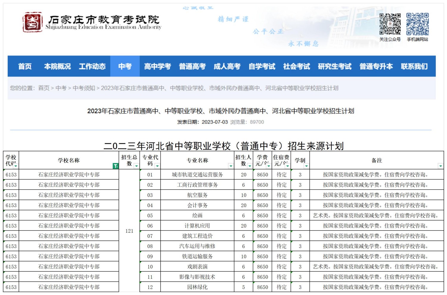 石家庄经济职业学院亿博平台官网指定开户部职三毕业生2026年高职单招升学指南！