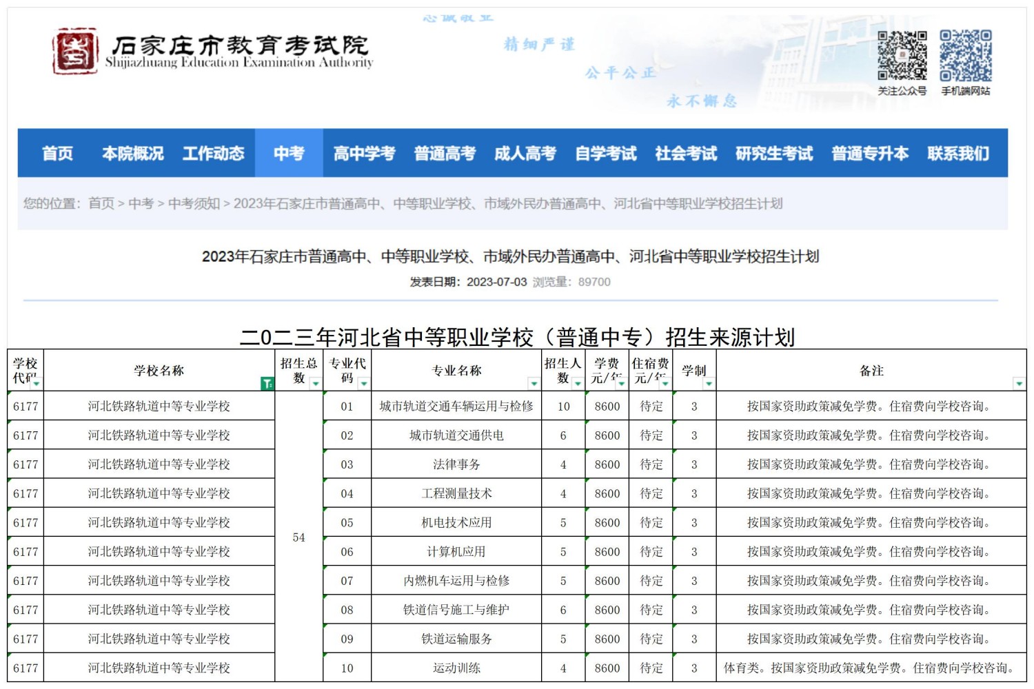 河北铁路轨道中等专业学校职三毕业生2026年高职单招升学指南!