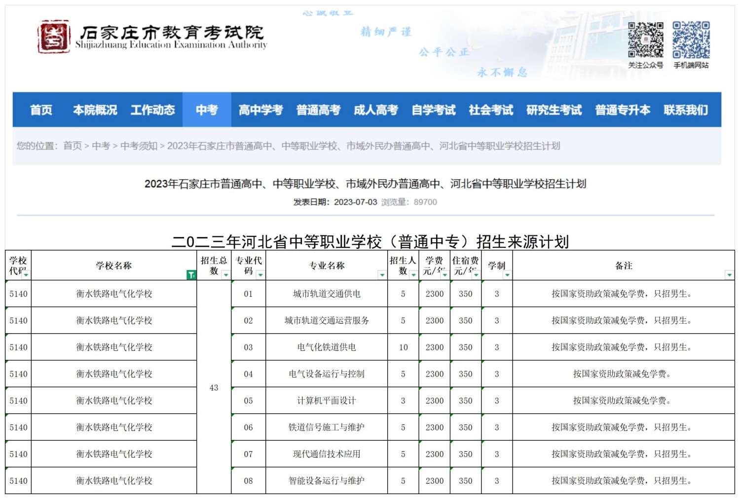 衡水铁路电气化学校职三毕业生2026年高职单招升学指南！